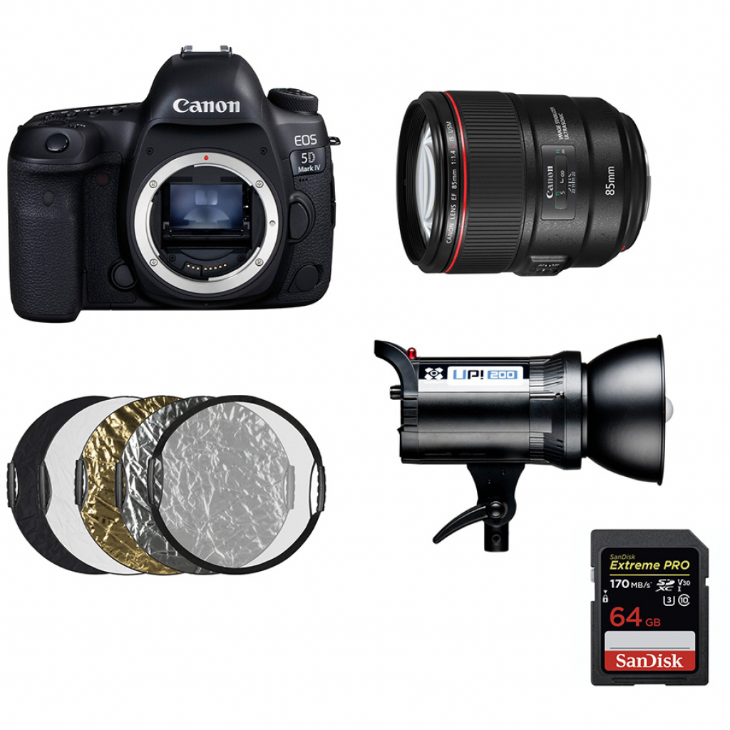 Canon EOS 5D Mark IV + ob.85 F1.4 EF L IS USM- zestaw do fotografii portretowej - Dostawa GRATIS!