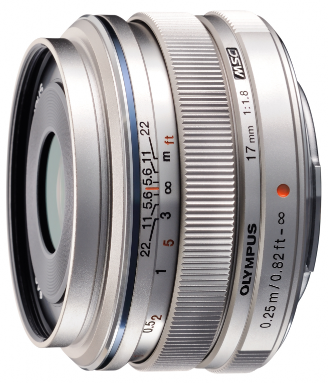 Olympus M.ZUIKO DIGITAL ED 17mm f/1.8 srebrny - Dostawa GRATIS!