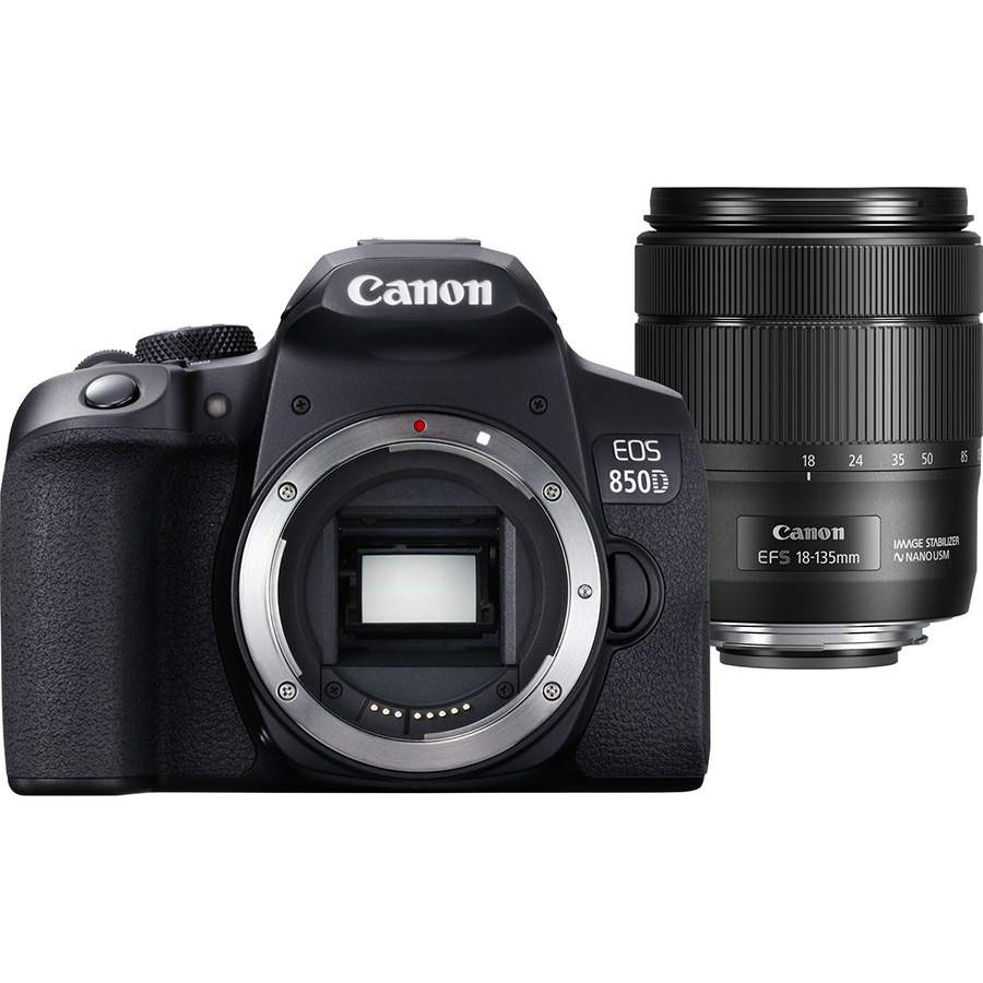 Canon EOS 850D body + EF-S 18-135 F3.5-5.6 IS USM (w magazynie!) - Dostawa GRATIS!