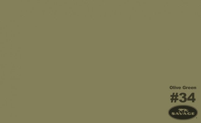 Savage Widetone kartonowe 1.36x5.5 m - 34 Olive Green