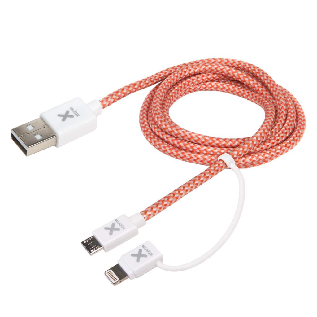 Xtorm Kabel dual MicroUSB i Lightning MFI (wysyłamy 1-2 dni)