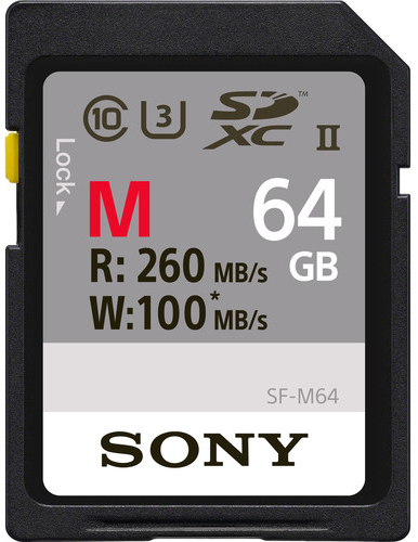 Sony Professional SF-M SDXC 64GB UHS-II CL10 U3 260mb/s (w magazynie!)