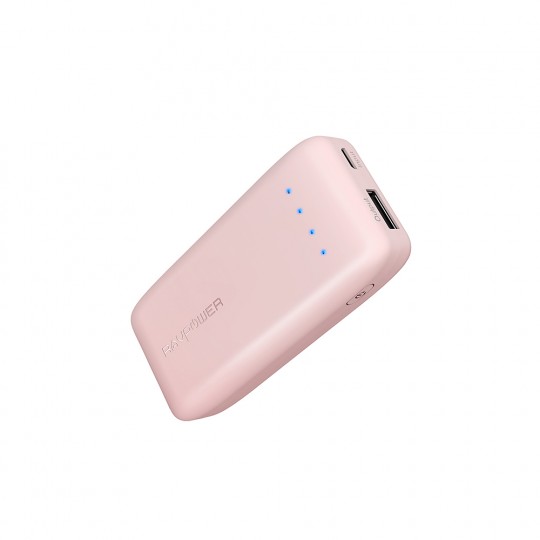 RAVPower Power bank RP-PB060 - 6700 mAh, różowy