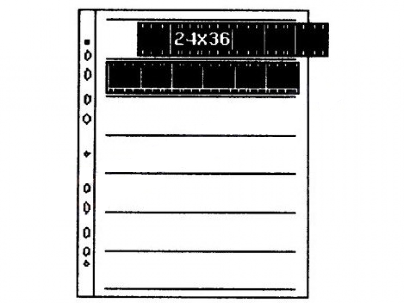 Kaiser Folia na negatywy acetanowa 24x36 100szt