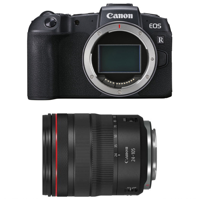 Canon Zestaw EOS RP body bez adaptera + RF 24-105mm f/4L IS USM - Dostawa GRATIS!