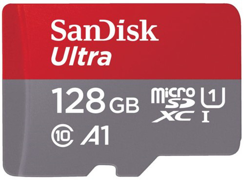 Sandisk microSDHC 128 GB ULTRA 100MB/s C10, A1 + adapter SD + aplikacja Memory Zone Android (w magazynie!)