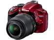Nikon D3200 czerwony + ob. 18-55 VR