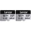 Lexar microSDXC Professional SILVER Plus UHS-I/U3/A2/4K V30 64GB 2 PACK