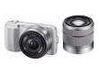 Sony NEX-C3 + ob. 16 mm Pancake + ob. 18-55 mm srebrny