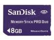 Sandisk Memory Stick PRO Duo 8 GB