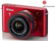 Nikon 1 J1 czerwony + ob. 10-30