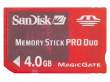 Sandisk Memory Stick PRO Duo GAMING 4 GB