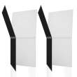 V-Flat World Foldable V-Flat Kit 2.0 (Czarne/Białe)