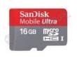 Sandisk microSDHC 16GB Mobile Ultra + SD adapter
