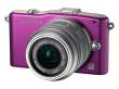 Olympus E-PM1 PEN body purpurowy + ob. 14-42 II R