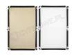 Fomei Materiał Gold-Silver/White 100x150cm