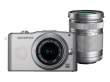 Olympus E-PM1 PEN body srebrny + ob. 14-42 II R + ob. 40-150 R