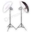 Funsports Powerlux 2x lampa VT-200 + 2x statywy + 2x parasolki