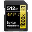 Karta pamięci Lexar Pro 512GB 1800x U3 V60 UHS-II Przód