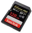 Karta pamięci Sandisk SDXC 128 GB EXTREME PRO 95MB/s C10 V30 UHS-I U3 Góra
