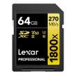 Karta pamięci Lexar Pro 64GB 1800x U3 V60 UHS-II Przód