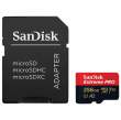 Karta pamięci Sandisk microSDXC 256 GB Extreme Pro 200MB/s A2 C10 V30 UHS-I U3 + adapter Tył