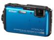 Aparat cyfrowy Nikon Coolpix AW110 niebieski Tył