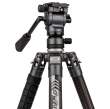 Statyw Fotopro Video X-aircross 3 Carbon Grey Boki
