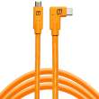  Kable USB do aparatów Tethertools TetherPro USB-C 4,6 m Right Angle pomarańczowy (CUC15RT-ORG) Przód