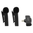  Audio mikrofony Patona Premium Mikrofony krawatowe bezprzewodowe do Apple iPhone i iPad (RX + TX + TX) [9875] Boki