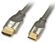  HDMI Lindy 41436 Mini HDMI (typu C) 1.4 a High Speed Cat2 Ethernet, 3D - 1,0m Przód