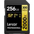 Karta pamięci Lexar SDXC 256GB 2000x Pro UHS-II V90 U3 Przód