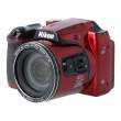 Aparat UŻYWANY Nikon COOLPIX B500 czerwony REFURBISHED s.n. 42003417 Tył