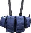  Torby, plecaki, walizki pasy biodrowe, szelki i kamizelki Newswear Mens Medium Chestvest - szelki z pokrowcami niebieskie Przód