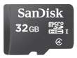 Karta pamięci Sandisk microSDHC 32 GB + adapter SD Przód