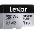 Karta pamięci Lexar microSDXC Professional SILVER Plus UHS-I/U3/A2/4K V30 1 TB Przód