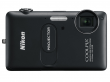 Aparat cyfrowy Nikon Coolpix S1200pj czarny Przód