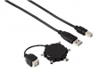  USB do aparatów Hama KABEL USB MINI - Uniwersalny/MULTI Przód