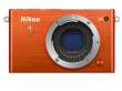 Aparat cyfrowy Nikon 1 J4 + ob. 10-30 mm PD-ZOOM pomarańczowy Boki