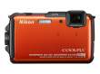 Aparat cyfrowy Nikon Coolpix AW110 pomarańczowy Góra
