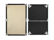 Panel Fomei Materiał Gold-Silver/Black 150x200cm Przód