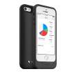  powerbanki Mophie Space Pack 32 GB - etui z baterią 1700 mAh i wbudowaną pamięcią do iPhone 5/5s/SE (czarne) Tył