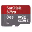 Karta pamięci Sandisk microSDHC I 8 GB Ultra class 10 Przód