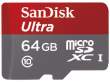 Karta pamięci Sandisk microSDXC 64 GB Ultra 48MB/s C10 UHS-I + adapter SD + Memory Zone Android Przód