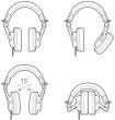  Słuchawki Przewodowe Audio Technica ATH-M30x Boki