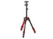 Statyw Manfrotto Befree One, 4 sekcje, aluminiowy, wyjątkowo kompaktowy - czerwony Przód