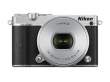 Aparat cyfrowy Nikon 1 J5 + ob. 10-30mm VR PD-ZOOM + 30-110mm VR srebrny Przód