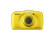 Aparat cyfrowy Nikon Coolpix S33 żółty Tył