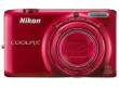 Aparat cyfrowy Nikon Coolpix S6500 czerwony Tył