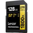 Karta pamięci Lexar SDXC Pro 128GB 1800x U3 V60 UHS-II Tył